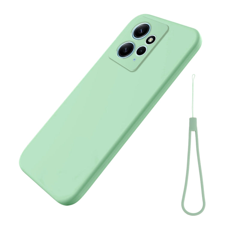 For Xiaomi Redmi Note 12 4G Global Pure Color Liquid Silicone Shockproof Phone Case