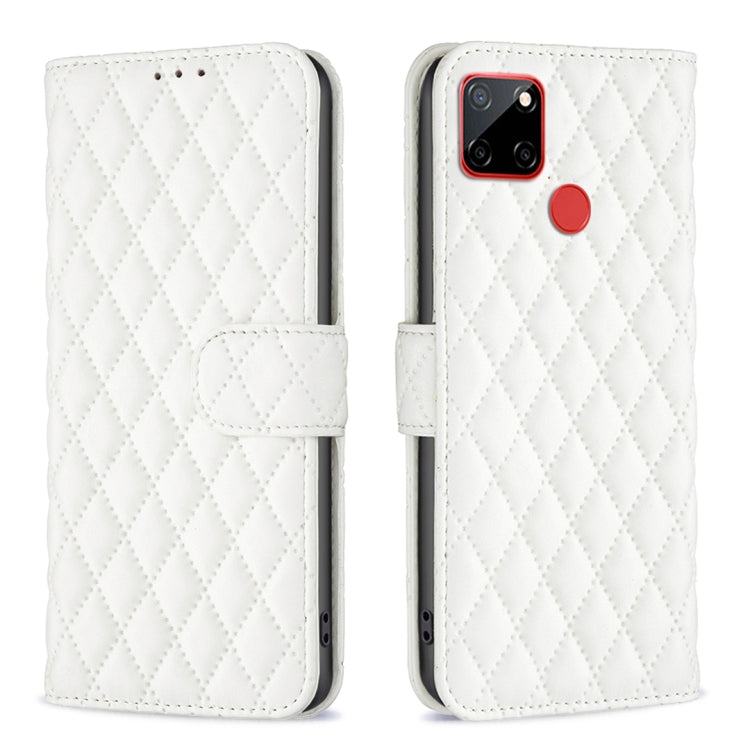 For Nokia C12 Diamond Lattice Wallet Flip Leather Phone Case