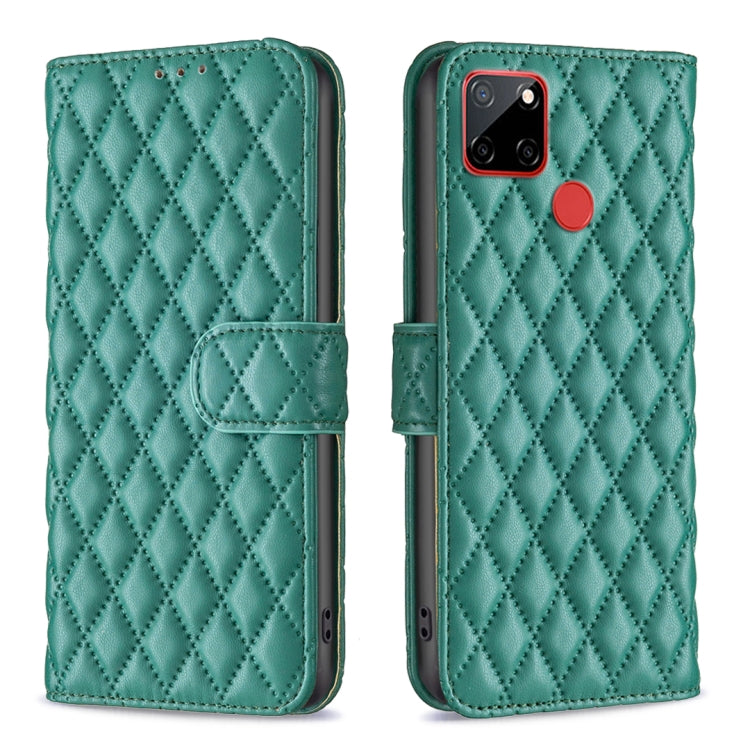 For Nokia C12 Diamond Lattice Wallet Flip Leather Phone Case