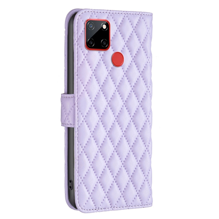 For Nokia C12 Diamond Lattice Wallet Flip Leather Phone Case