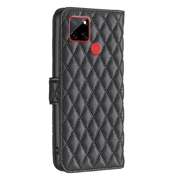 For Nokia C12 Diamond Lattice Wallet Flip Leather Phone Case