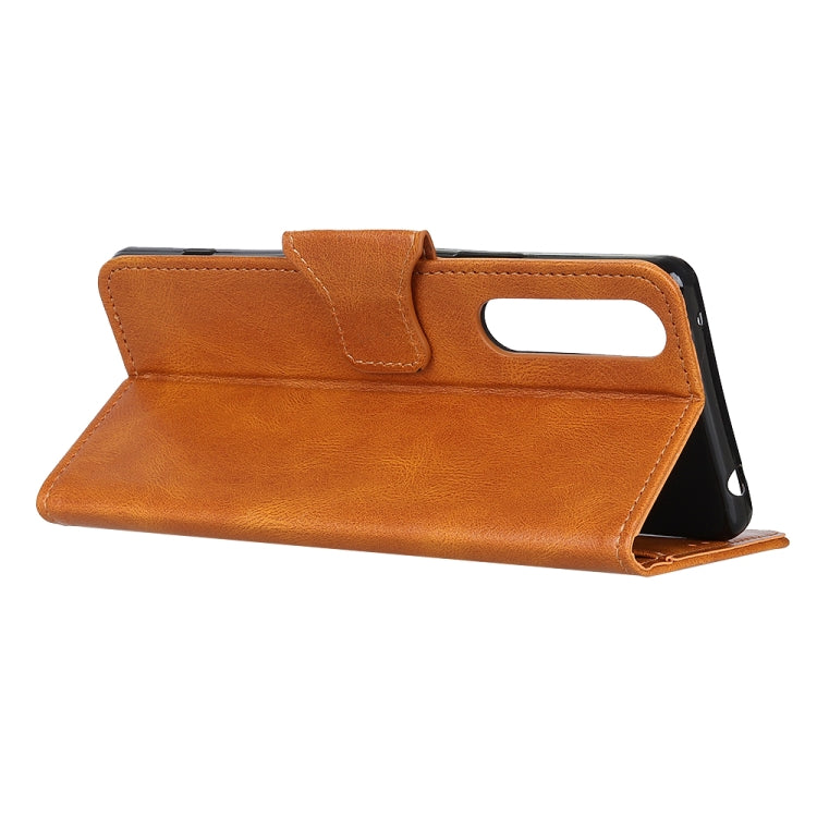 For Sony Xperia L4 Mirren Crazy Horse Texture Horizontal Flip Leather Case with Holder & Card Slots & Wallet