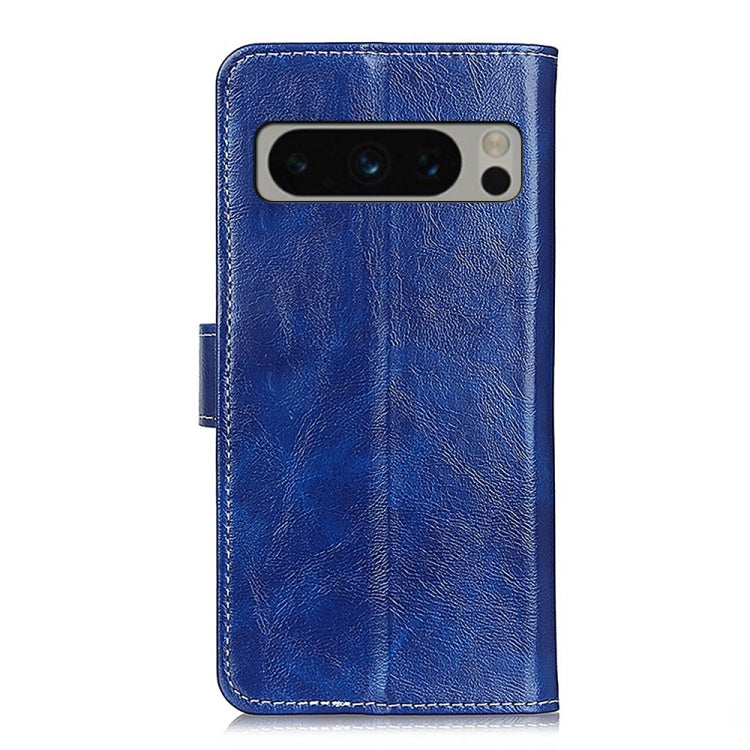 For Google Pixel 8 Pro Retro Crazy Horse Texture Flip Leather Phone Case