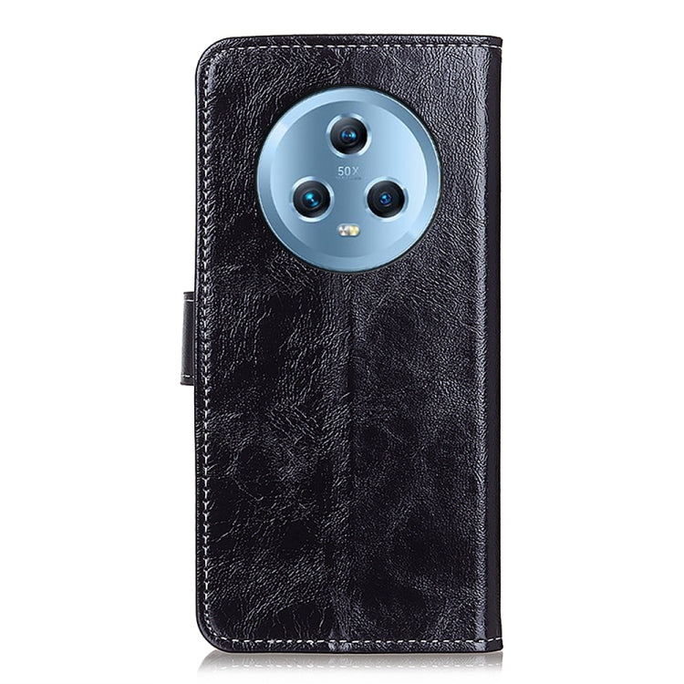 For Honor Magic5 Retro Crazy Horse Texture Flip Leather Phone Case