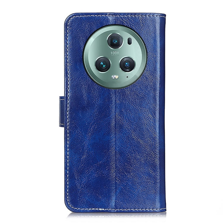 For Honor Magic5 Pro Retro Crazy Horse Texture Flip Leather Phone Case