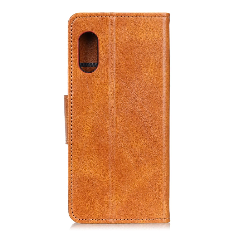 For Samsung Galaxy Xcover Pro Mirren Crazy Horse Texture Horizontal Flip Leather Case with Holder & Card Slots & Wallet