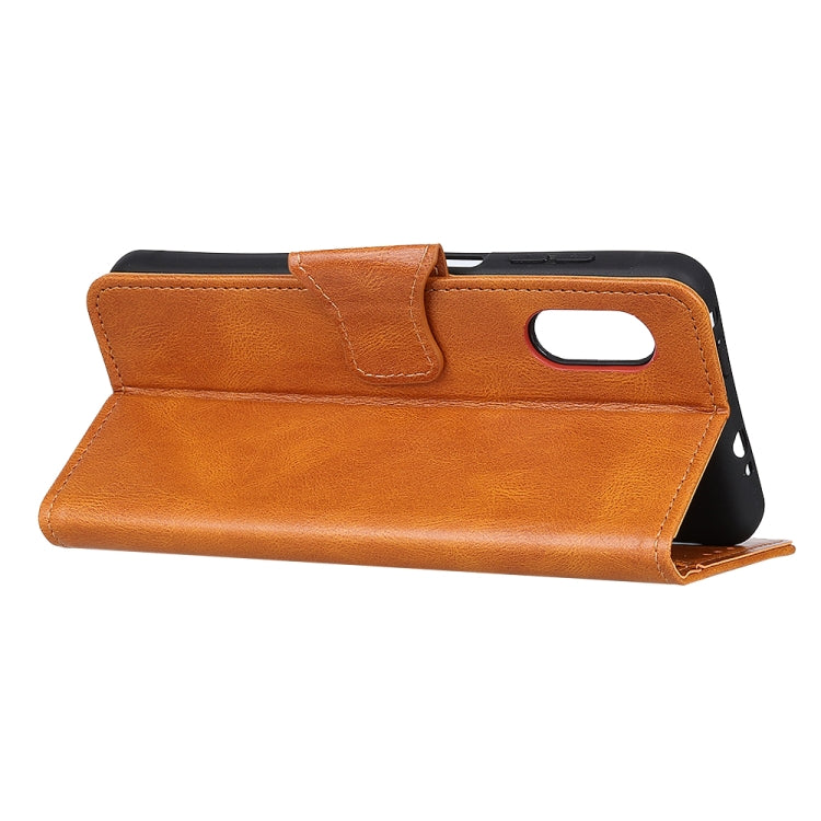 For Samsung Galaxy Xcover Pro Mirren Crazy Horse Texture Horizontal Flip Leather Case with Holder & Card Slots & Wallet