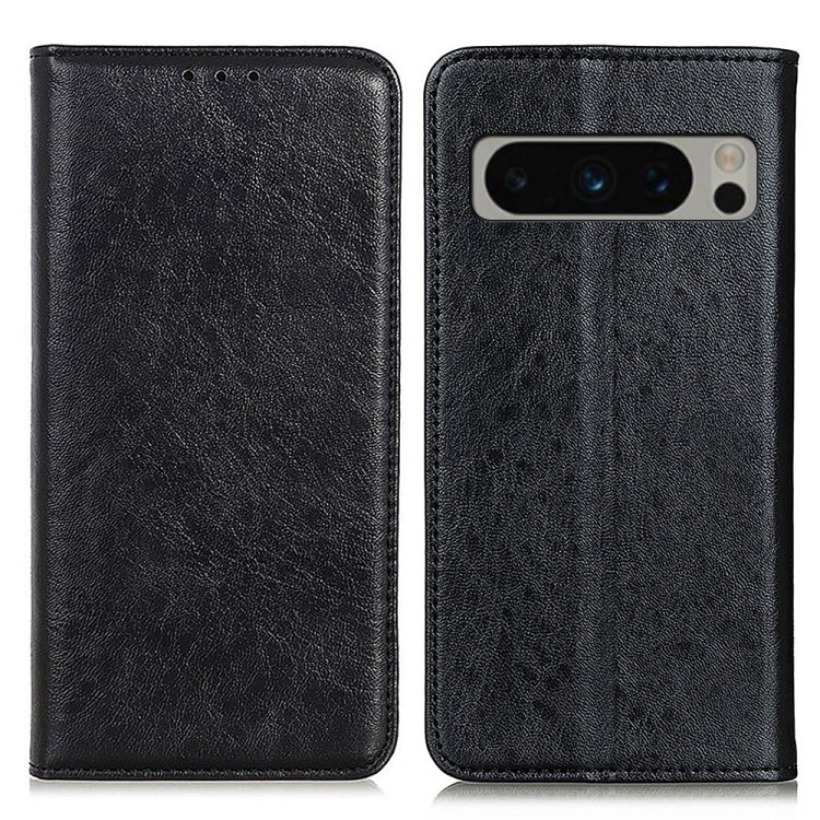 For Google Pixel 8 Pro Magnetic Crazy Horse Texture Leather Phone Case