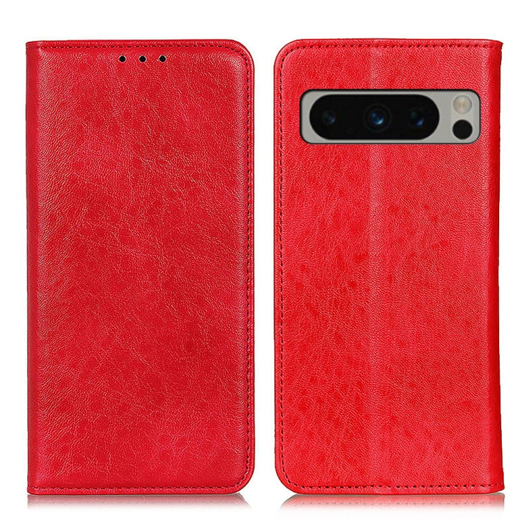 For Google Pixel 8 Pro Magnetic Crazy Horse Texture Leather Phone Case