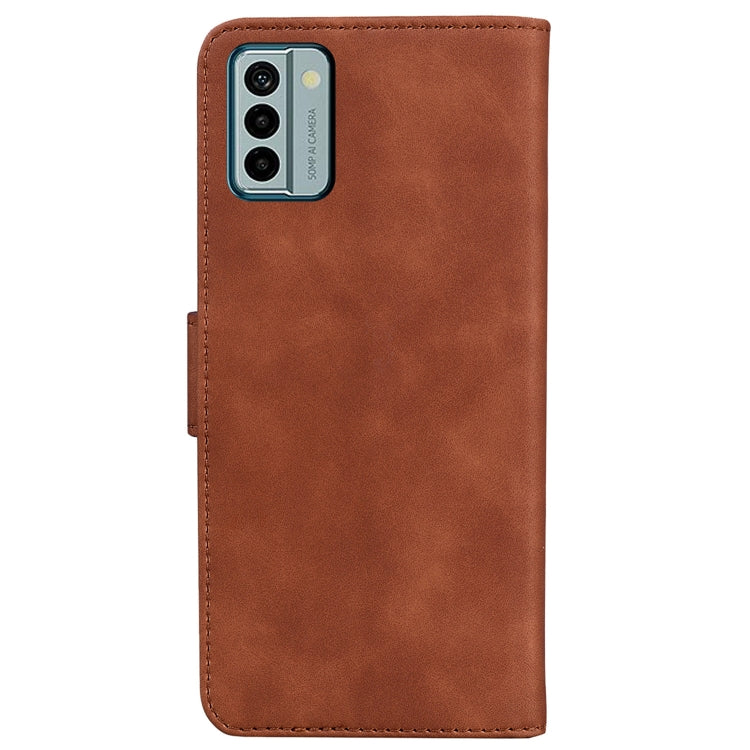 For Nokia G22 Skin Feel Pure Color Flip Leather Phone Case