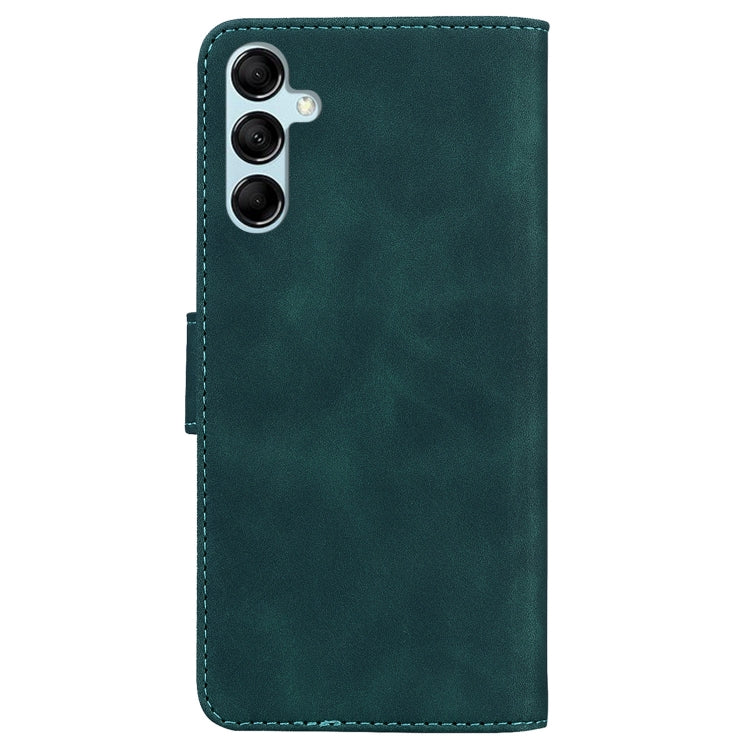 For Samsung Galaxy M14 Skin Feel Pure Color Flip Leather Phone Case