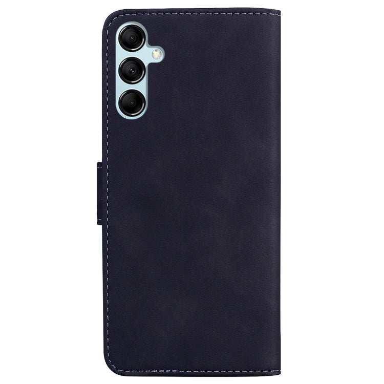 For Samsung Galaxy M14 Skin Feel Pure Color Flip Leather Phone Case