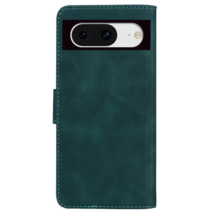 For Google Pixel 8 Skin Feel Pure Color Flip Leather Phone Case