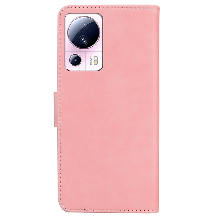 For Xiaomi 13 Lite / Civi 2 Skin Feel Pure Color Flip Leather Phone Case