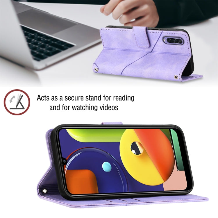 For Samsung Galaxy A50 / A30s / A50s Skin-feel Embossed Leather Phone Case