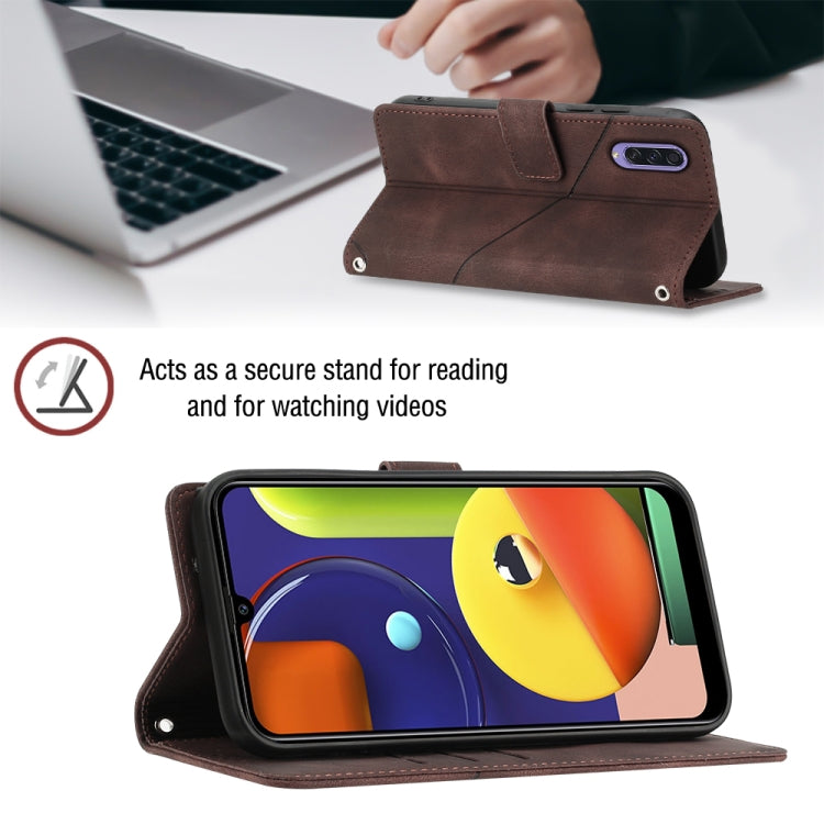 For Samsung Galaxy A50 / A30s / A50s Skin-feel Embossed Leather Phone Case