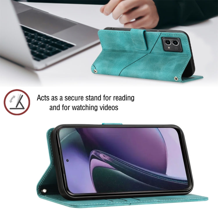 For Motorola Moto G Stylus 5G 2023 Skin-feel Embossed Leather Phone Case