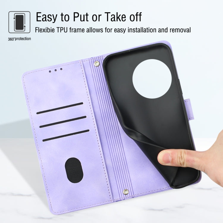 For OnePlus Ace 2 5G / 11R 5G Skin-feel Embossed Leather Phone Case