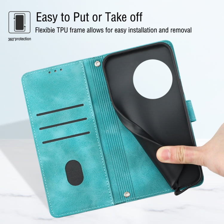 For OnePlus Ace 2 5G / 11R 5G Skin-feel Embossed Leather Phone Case