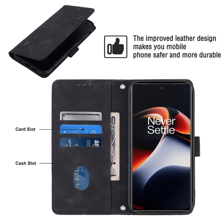 For OnePlus Ace 2 5G / 11R 5G Skin-feel Embossed Leather Phone Case