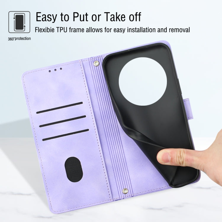 For OPPO Find X6 Pro Skin-feel Embossed Leather Phone Case