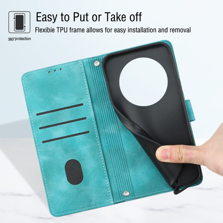 For OPPO Find X6 Pro Skin-feel Embossed Leather Phone Case