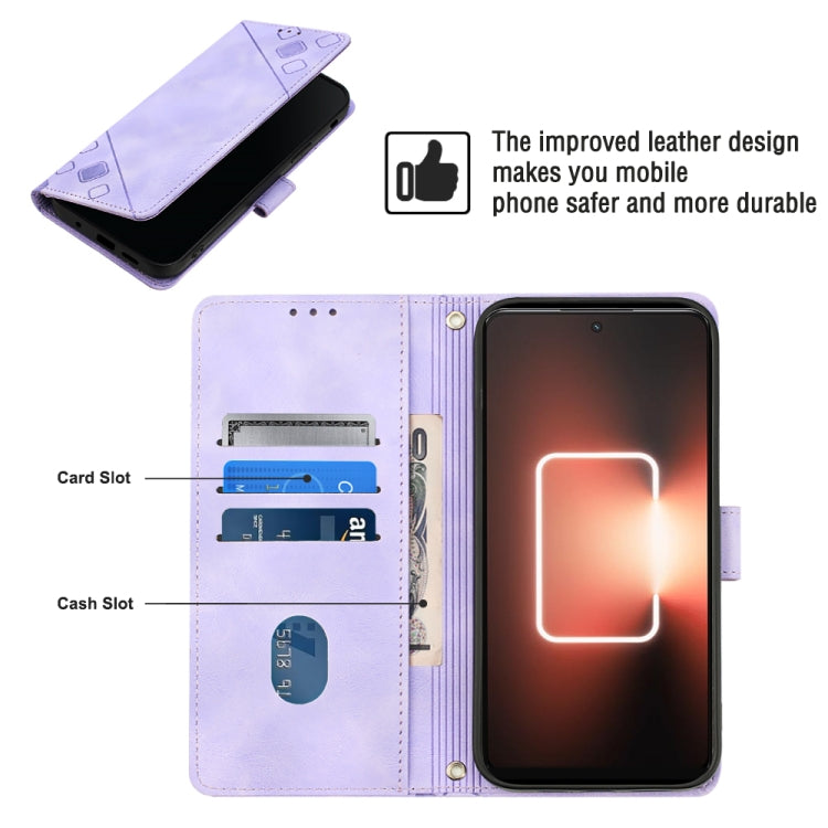 For Realme GT Neo 5 5G / GT3 Skin-feel Embossed Leather Phone Case