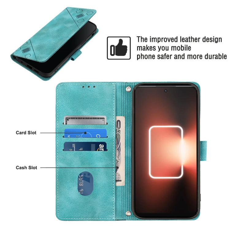 For Realme GT Neo 5 5G / GT3 Skin-feel Embossed Leather Phone Case