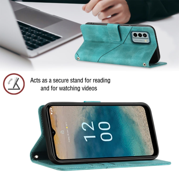 For Nokia G22 Skin-feel Embossed Leather Phone Case