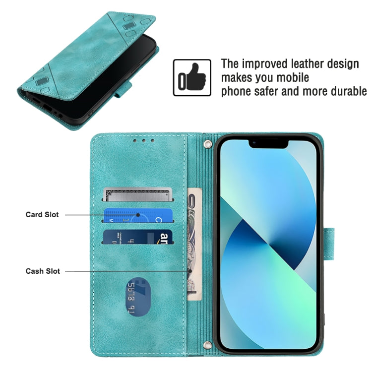 For Nokia G22 Skin-feel Embossed Leather Phone Case