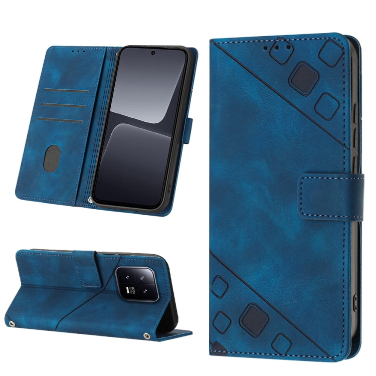 For Xiaomi 13 Pro Skin-feel Embossed Leather Phone Case