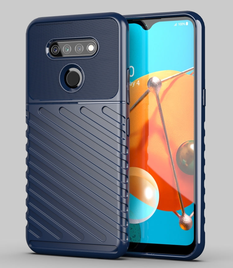 For LG K51 Thunderbolt Shockproof TPU Protective Soft Case