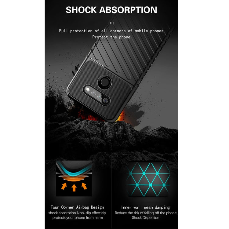 For LG K51 Thunderbolt Shockproof TPU Protective Soft Case