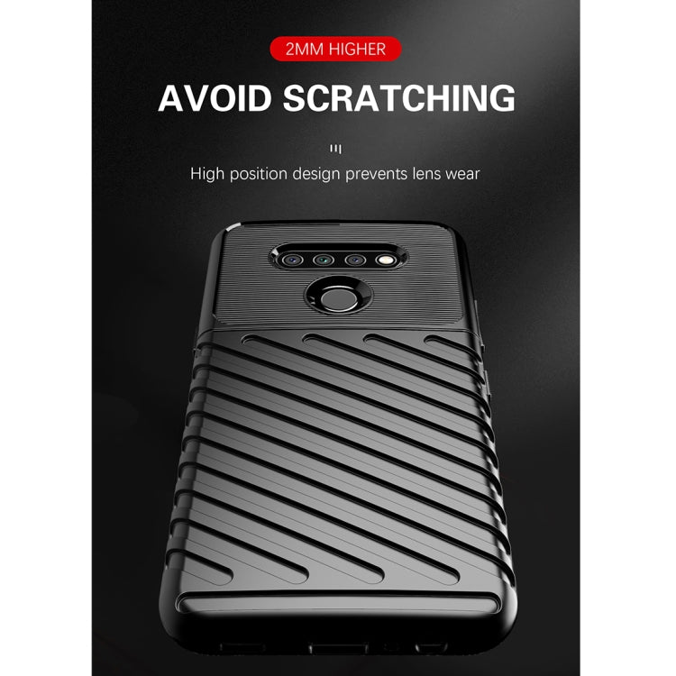 For LG Q51 Thunderbolt Shockproof TPU Protective Soft Case(Green)