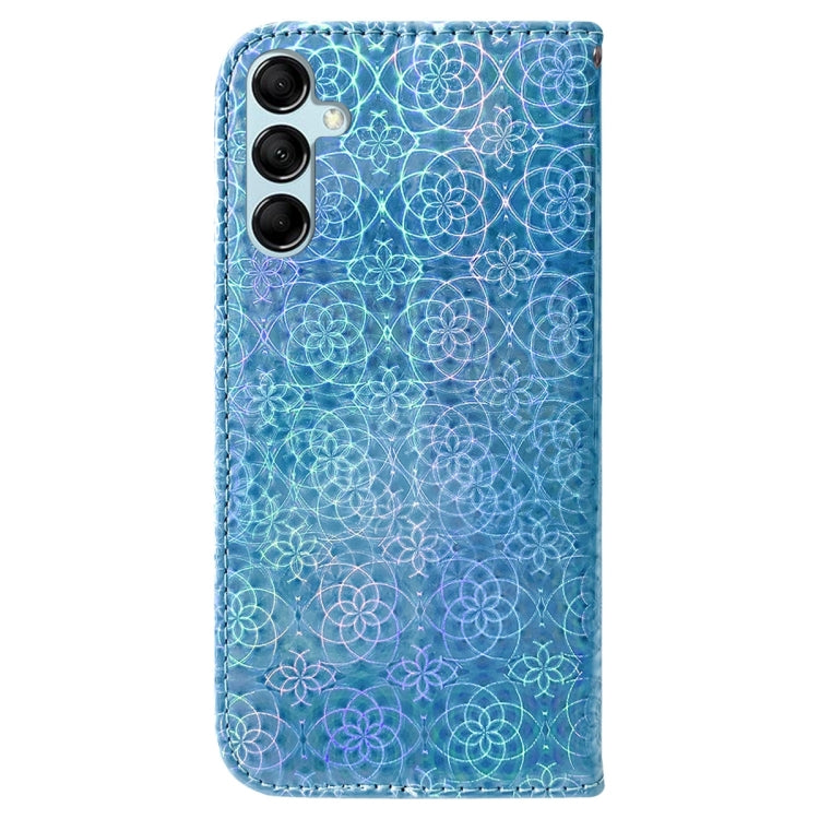 For Samsung Galaxy M14 Colorful Magnetic Buckle Leather Phone Case