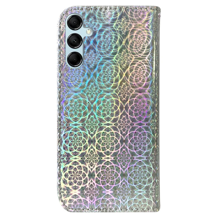 For Samsung Galaxy M14 Colorful Magnetic Buckle Leather Phone Case