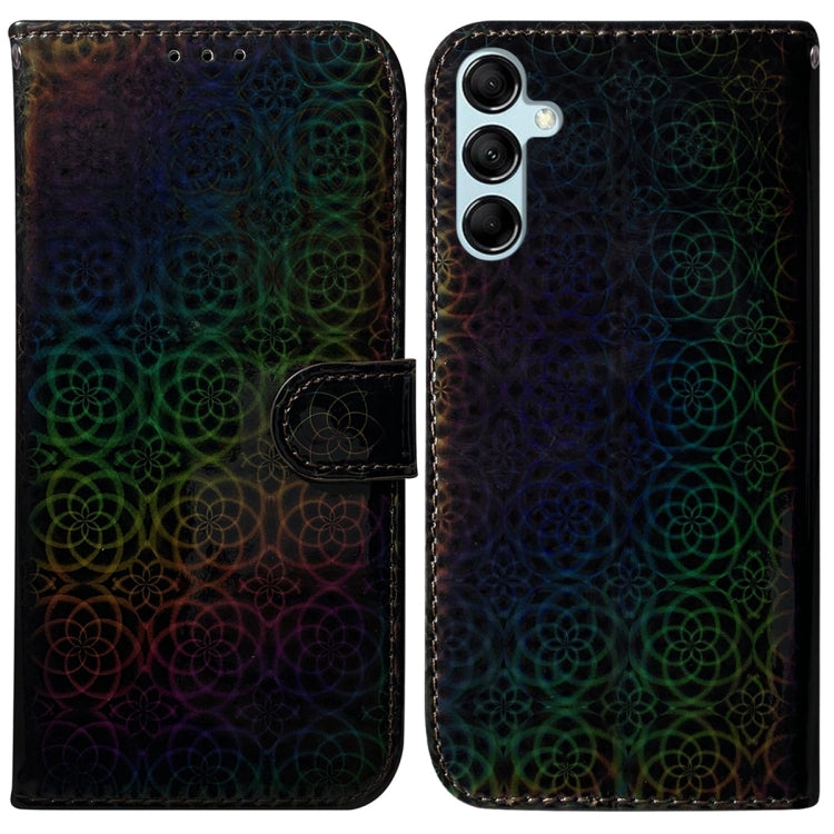For Samsung Galaxy M14 Colorful Magnetic Buckle Leather Phone Case