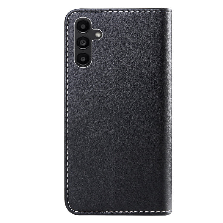For Samsung Galaxy A34 5G Tricolor Stitching Flip Leather Phone Case