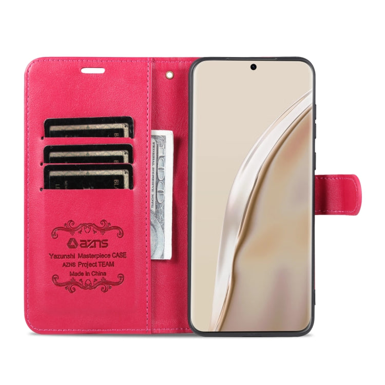 For Huawei P60 Art AZNS Sheepskin Texture Flip Leather Phone Case