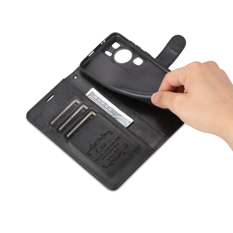 For Huawei P60 / P60 Pro AZNS Sheepskin Texture Flip Leather Phone Case