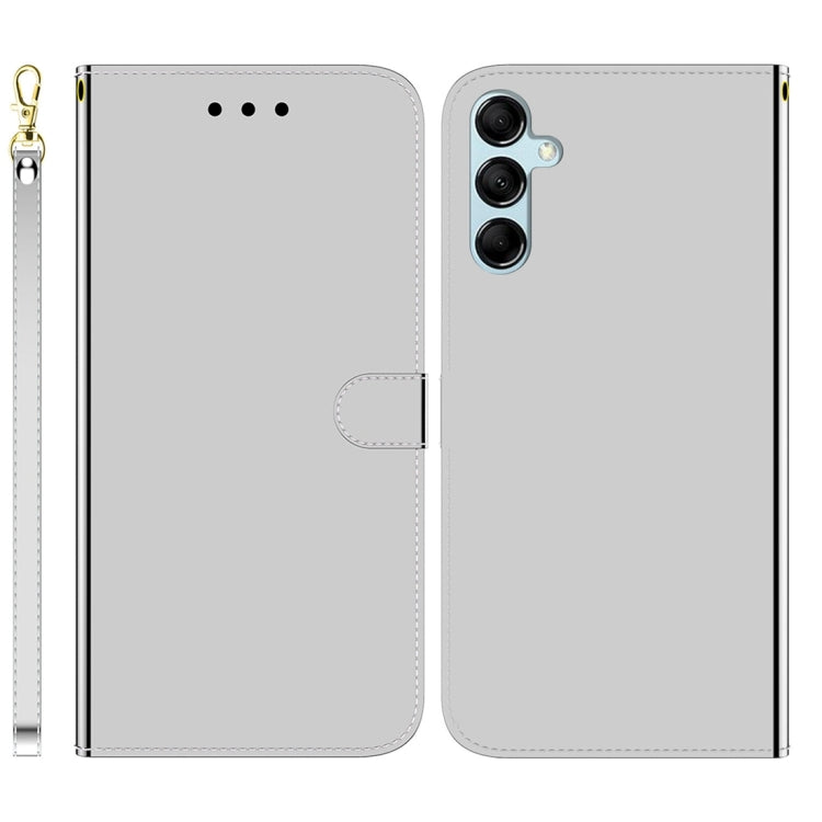 For Samsung Galaxy M14 Imitated Mirror Surface Leather Phone Case