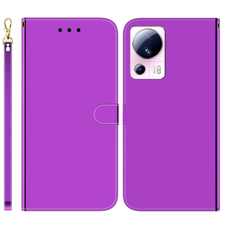 For Xiaomi 13 Lite / Civi 2 Imitated Mirror Surface Leather Phone Case