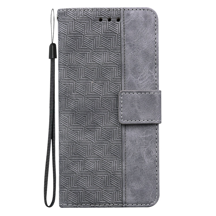 For Huawei nova Y61 / Enjoy 50z Geometric Embossed Leather Phone Case