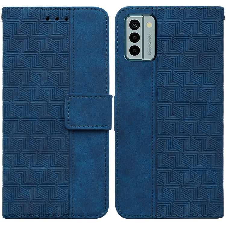 For Nokia G22 Geometric Embossed Leather Phone Case