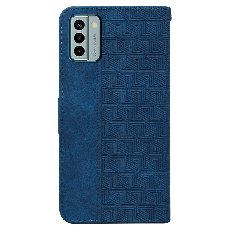 For Nokia G22 Geometric Embossed Leather Phone Case