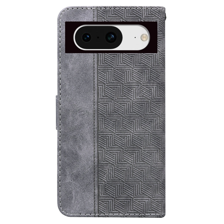 For Google Pixel 8 Geometric Embossed Leather Phone Case
