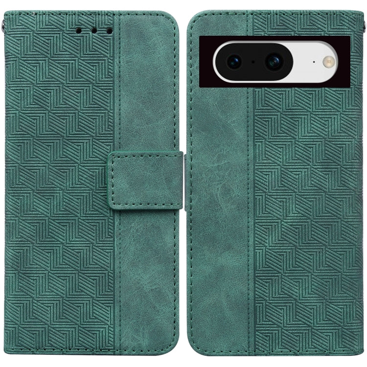 For Google Pixel 8 Geometric Embossed Leather Phone Case