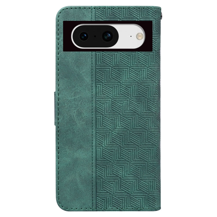 For Google Pixel 8 Geometric Embossed Leather Phone Case