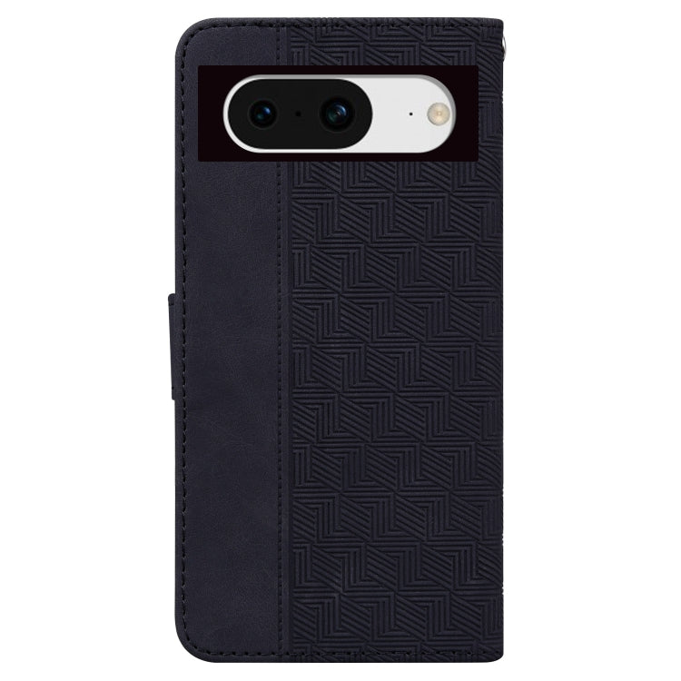 For Google Pixel 8 Geometric Embossed Leather Phone Case