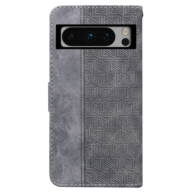 For Google Pixel 8 Pro Geometric Embossed Leather Phone Case